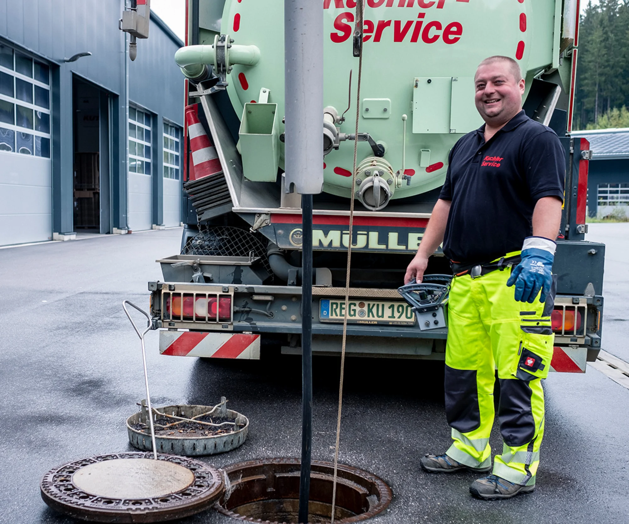 Rohrreinigung in Bauenfurt für WC und Fallrohr